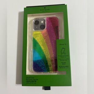 Kate Spade Multicolor Glitter iPhone 15 Case